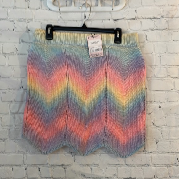 NWT Missguided rainbow sherbet skirt - Picture 2 of 6